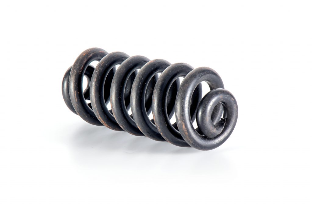 Spring for automobile suspension